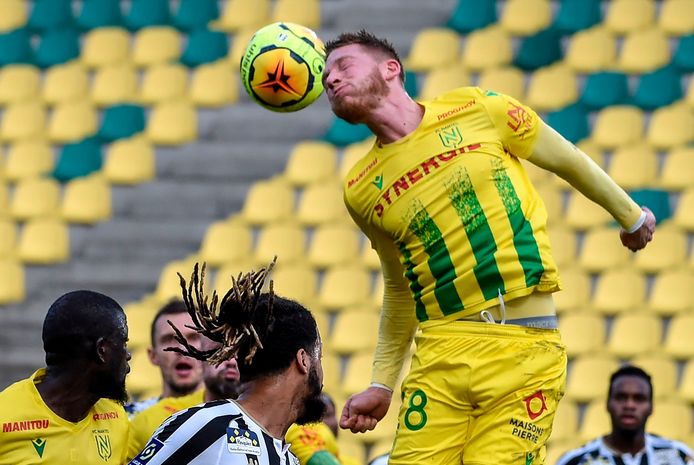 Renaud Emond était titulaire pour la troisième fois de la saison avec le FC Nantes.