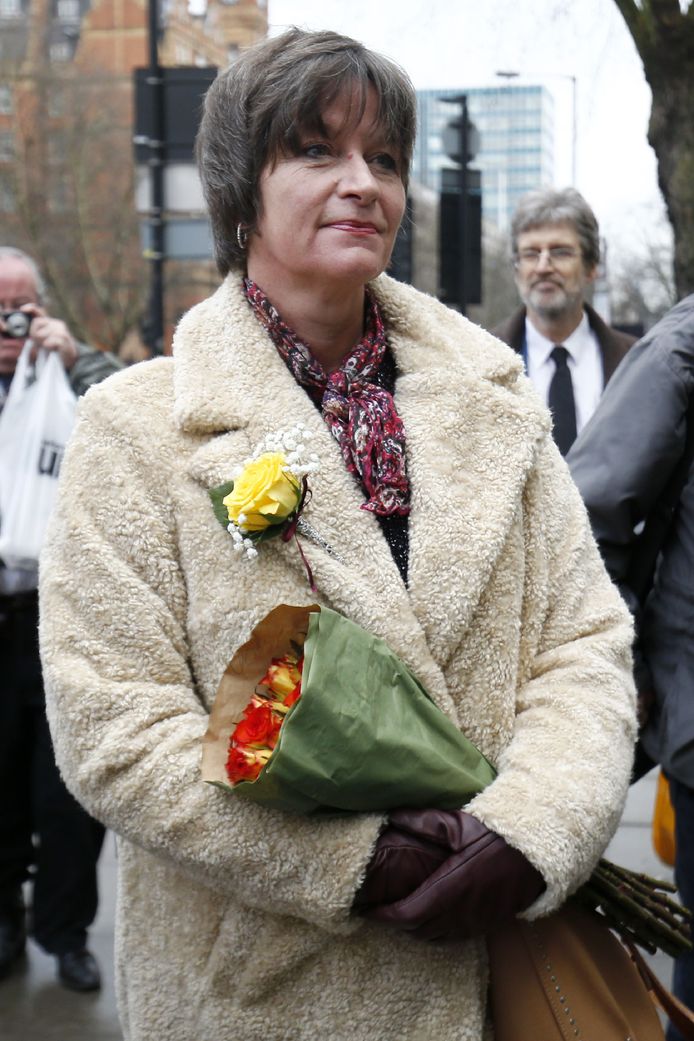 Chabloz kreeg bloemen voor de rechtbank.