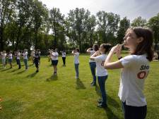 Blazen en marcheren tegelijk tijdens muzikaal spektakel in Nuenen