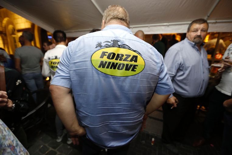 Guy D'Haeseleer van Forza Ninove. Beeld BELGA