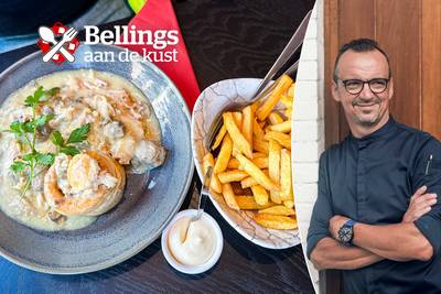 De lekkerste vol-au-vent aan de Belgische kust eet je hier volgens Luc Bellings: “Dit is een vol-au-vent volgens het boekje!”