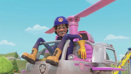 10. De crew en Skye bouwen een berghut