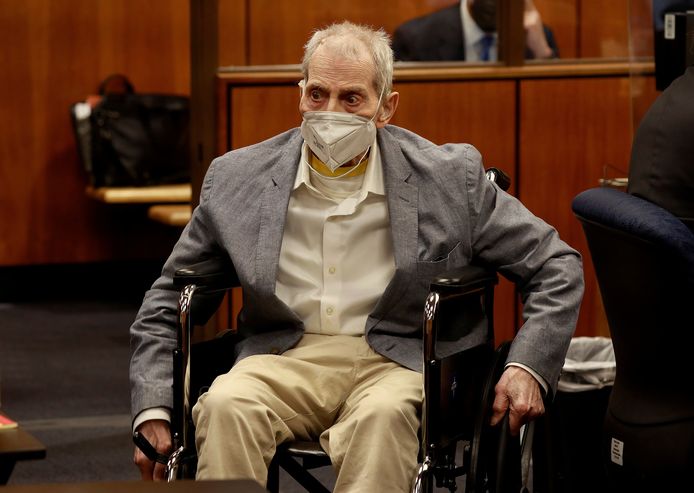 De 78-jarige miljonair Robert Durst in september in de rechtbank.