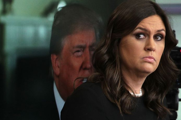 Witte Huis-woordvoerster Sarah Sanders.