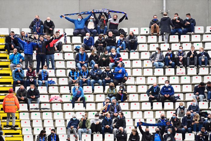 Club Brugge mag zondag titel vieren met 500 supporters in tribune