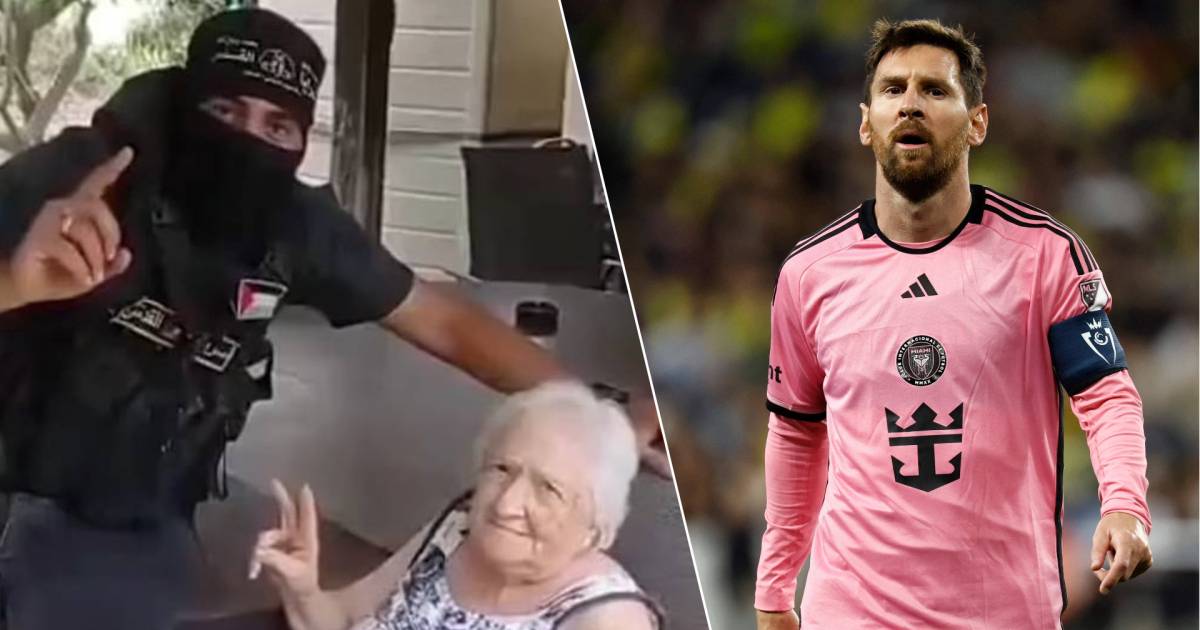 Una foto virale e una storia ancora più impressionante: come una nonna di 90 anni è sopravvissuta ai terroristi di Hamas grazie a Lionel Messi |  calcio