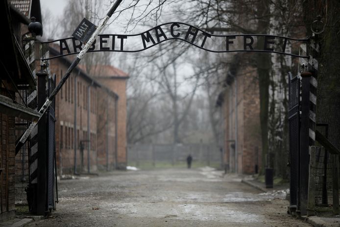 Het voormalige naziconcentratiekamp Auschwitz-Birkenau in Polen.