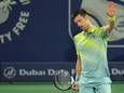 Djokovic lors de sa défaite face à Medvedev à Dubaï, le 3 mars 2023.