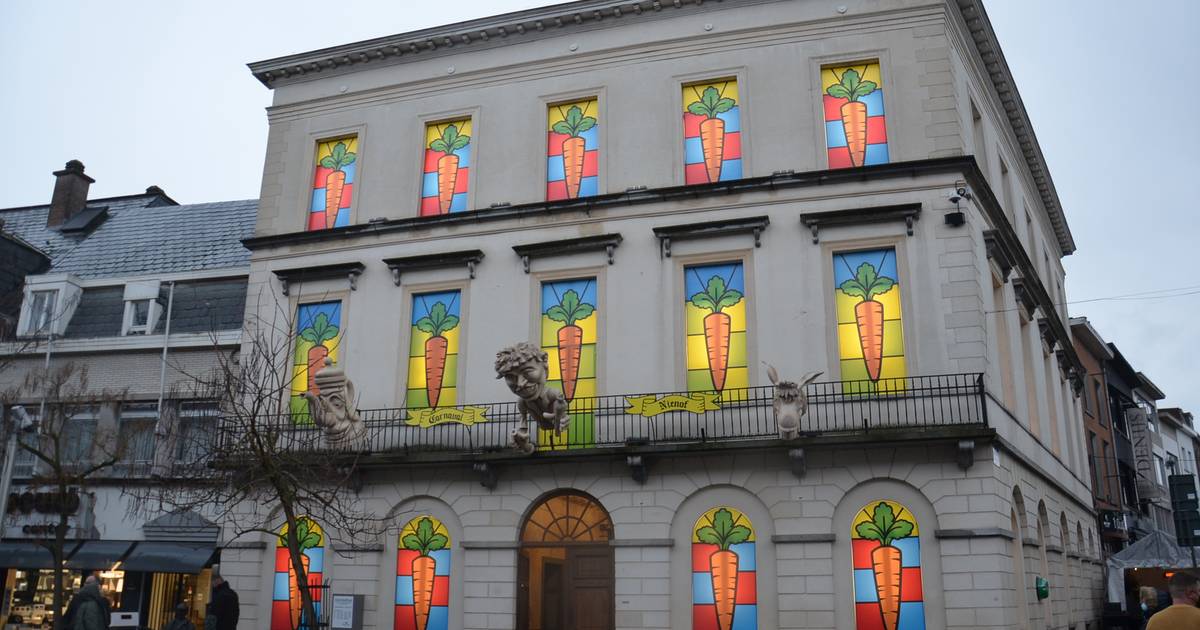 Toch carnaval in Ninove Carnavalsfeestje aan oudstadhuis als