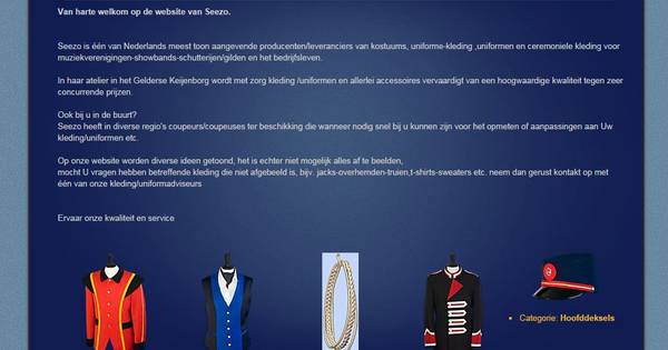 Seezo Uniformen failliet na 110 jaar | Overig - BN DeStem