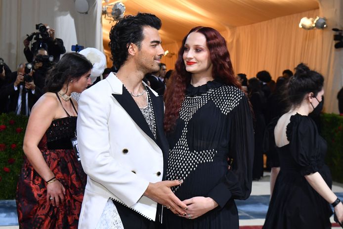 Joe Jonas e Sophie Turner al Met Gala 2022.