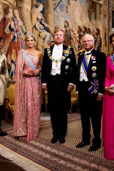 Knäckebröd voor Willem-Alexander en Máxima bij staatsbanket in Zweden