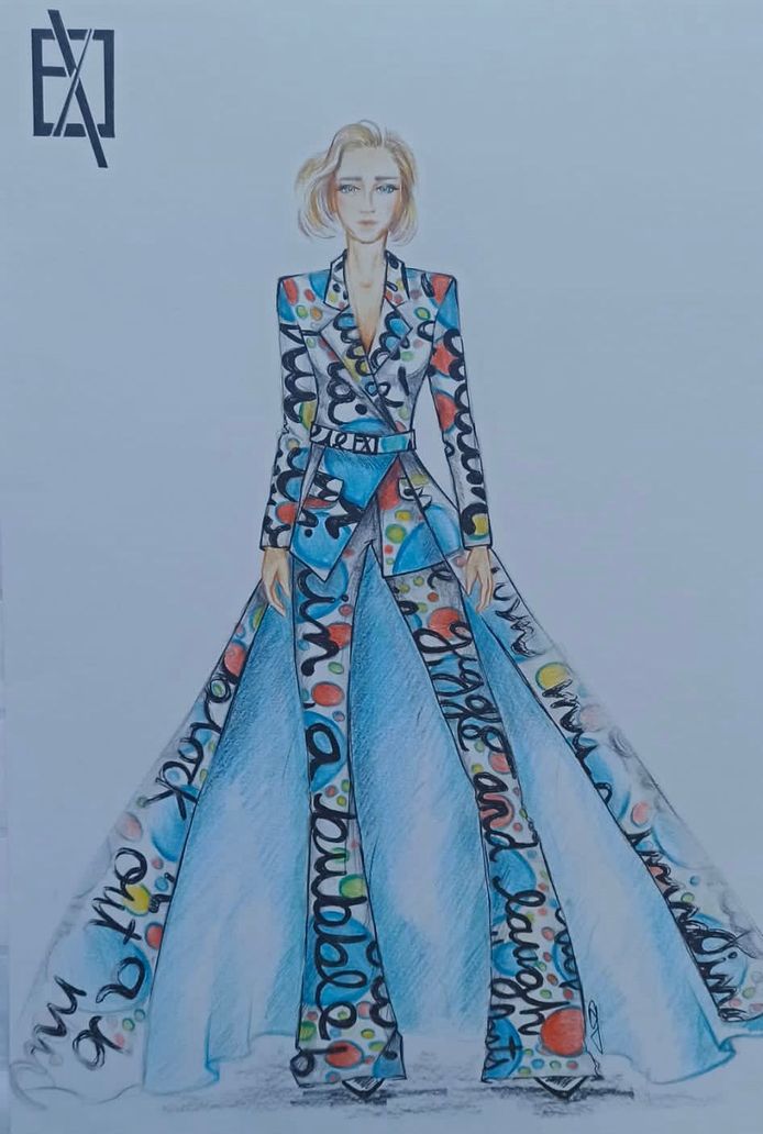 Outfit van prinses Delphine voor de 'Kastaars!'