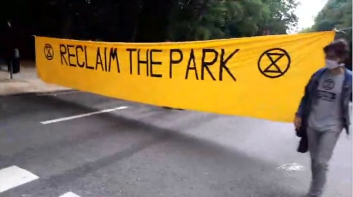 Le Bois de la Cambre bloqué pour protester contre sa réouverture à la circulation