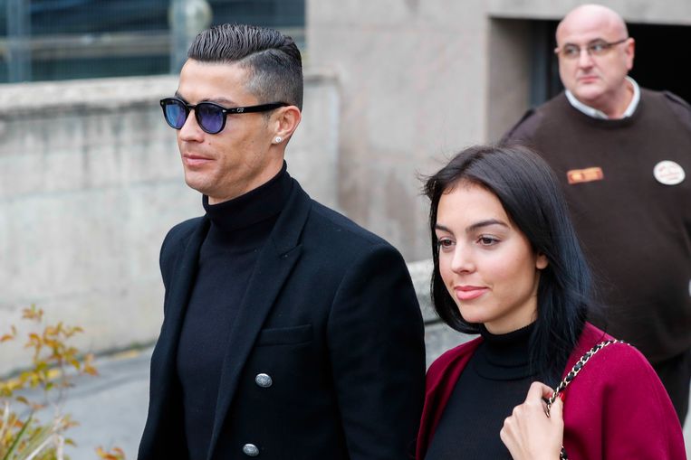 Ronaldo en Georgina Rodriguez in 2019. Beeld Photo News