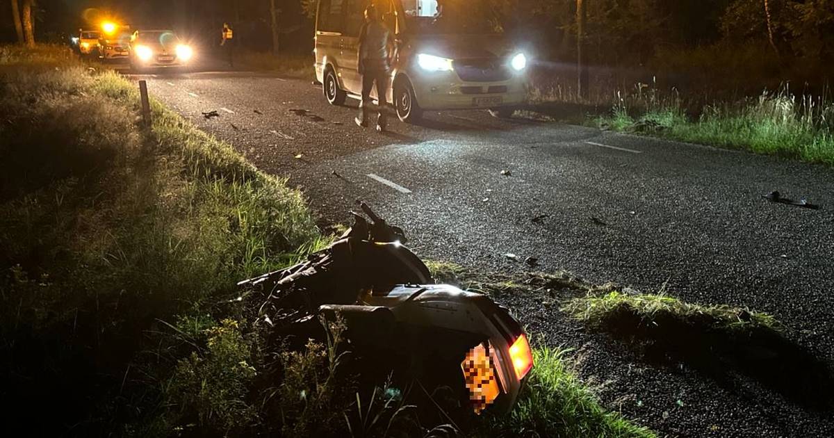 Stel op motor gewond na aanrijding met hert in bossen van Radio Kootwijk