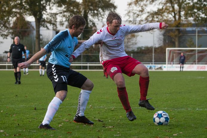 In de streekderby tegen Nieuw Heeten wist Haarle nipt te winnen: 1-0.