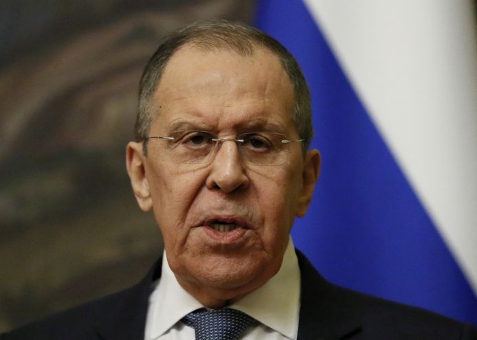 De Russische minister van Buitenlandse Zaken Sergej Lavrov.