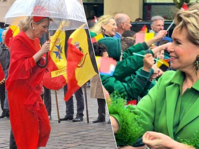 KIJK. Koningin Mathilde en groothertogin María Teresa dragen outfit van Natan tijdens bezoek aan Gent