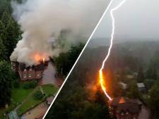 Man filmt blikseminslag vanuit flatgebouw in Rusland