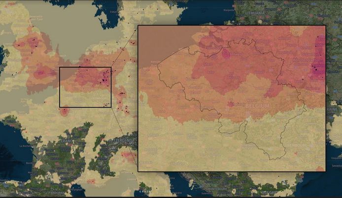 Boven hoofd en schouder Beeldhouwwerk kever IN KAART. Vlaanderen bij meest vervuilde plekken ter wereld | Milieu |  hln.be