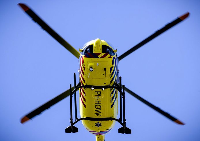 De Arkelnaar werd per traumaheli naar het ziekenhuis gebracht (foto ter illustratie).