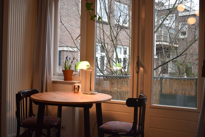 De studio van Monique.