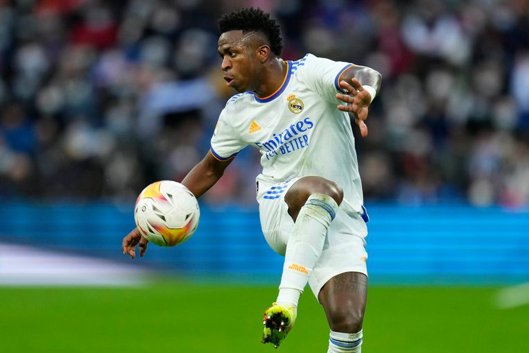 Vinícius Junior, de nieuwe prins van Bernabéu. Beeld AP