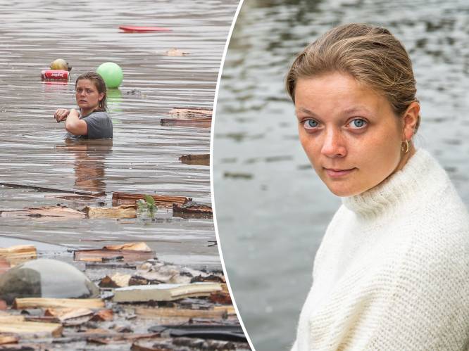 De heldin die 5 uur lang watersnoodslachtoffers evacueerde in Angleur bij Luik: “Ik deed gewoon wat ik vond dat ik moest doen”