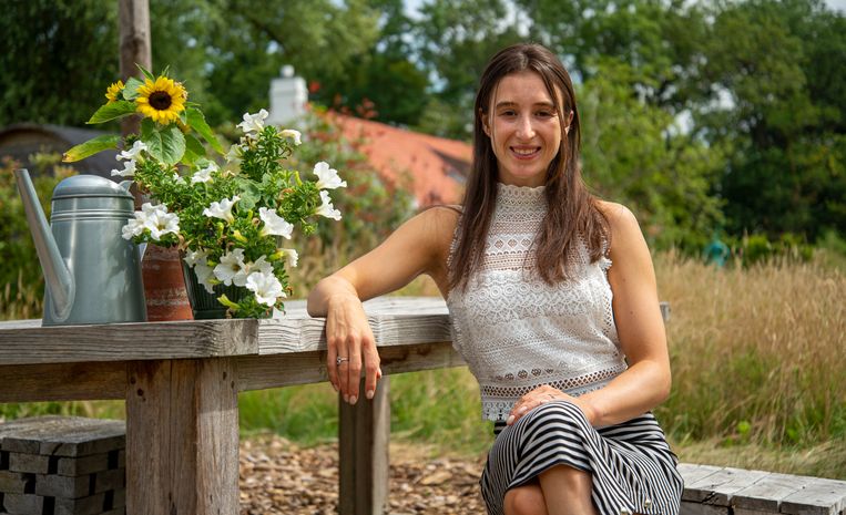 Nina Derwael in 'Het huis'. Beeld © VRT