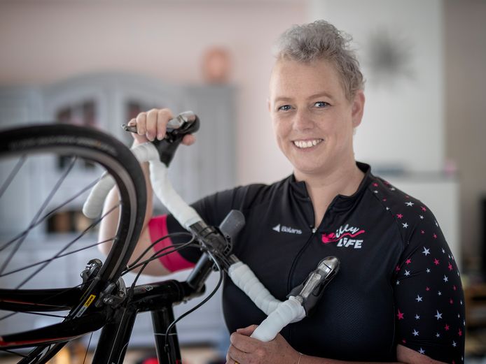Sylvia Struiwigh geeft donderdag het startschot én fietst zelf ook mee.