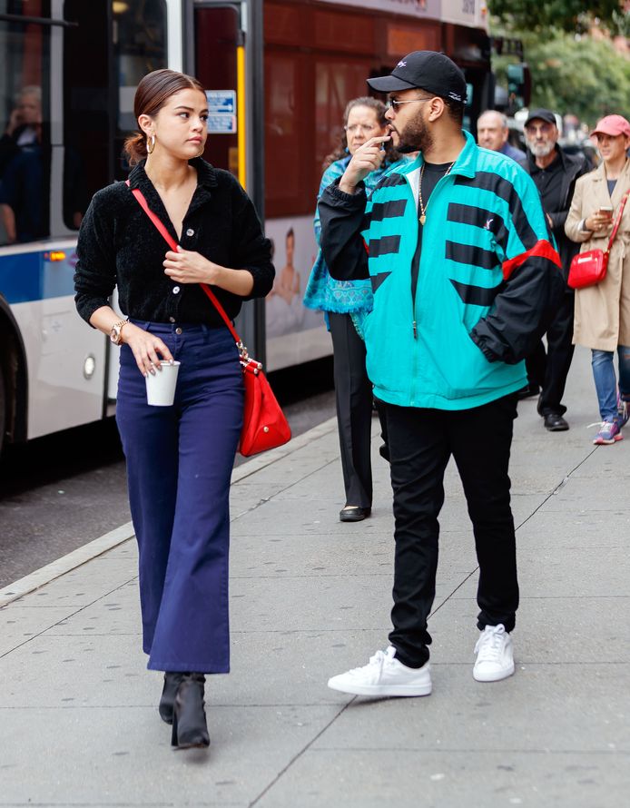 Selena Gomez en The Weeknd nog samen in New York. Nu zijn ze uit elkaar.