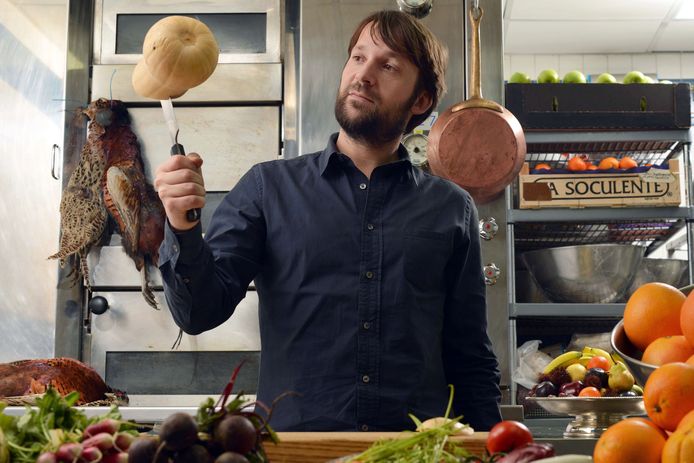 Driesterrenchef Réne Redzepi van sterrenzaak Noma. Archiefbeeld.