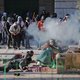 Hevige gevechten tussen Palestijnen en Israëlische oproerpolitie op Tempelberg in Jeruzalem