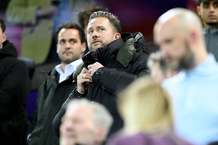 Jesper Fredberg in het Lotto Park. Beeld Photo News