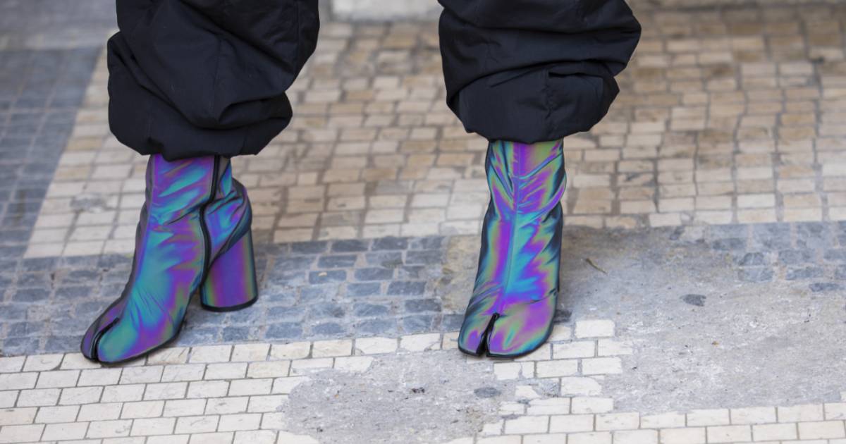 Margiela reflective tabi new arrivals