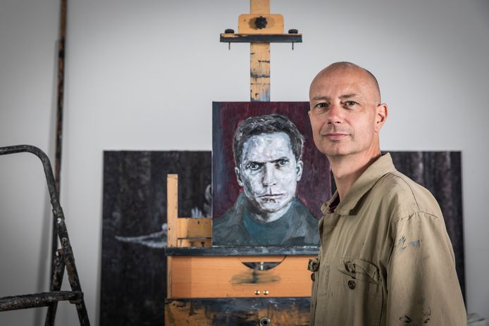 Ronald Ophuis in zijn Amsterdamse atelier.