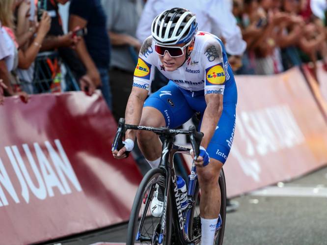 Evenepoel komt goed weg na crash: “Ik weet niet hoe het gebeurd is, maar het valt gelukkig mee”