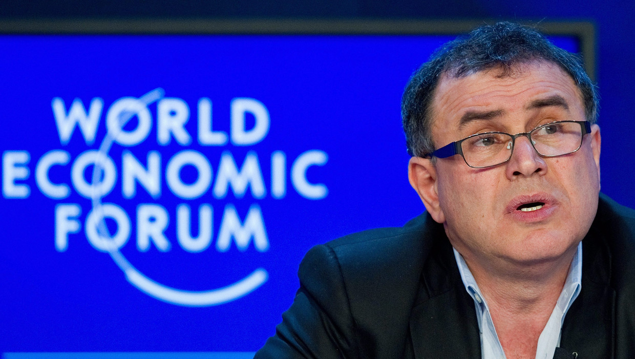 Top-econoom Nouriel Roubini. Beeld EPA
