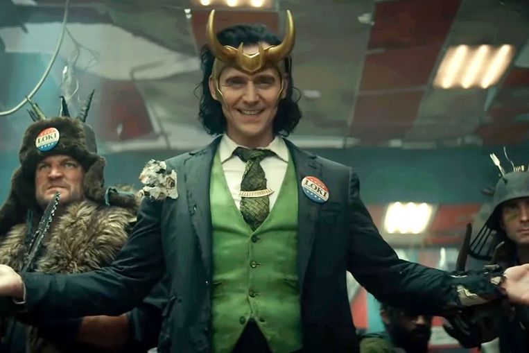 Tom Hiddleston in Loki. Beeld 