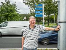 Henk Tetteroo (69) houdt zijn verzet tegen nieuw asfalt in Delft al vijftig jaar vol
