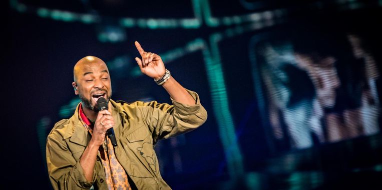 Dwight Dissels bij zijn auditie voor the Voice Beeld anp