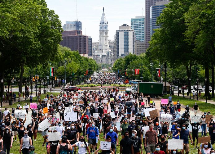 Protesten in Philadelphia.