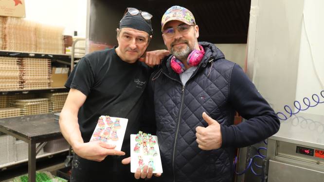 Art Hugo en Valentino gaan samenwerking aan met verkoop van unieke paashaasjes: “Je kan zelfs een paashaas van 65 centimeter winnen”