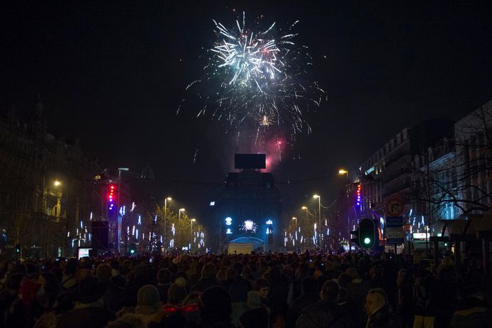 55.000 spectateurs ont admiré le feu d'artifice du Nouvel An à Bruxelles