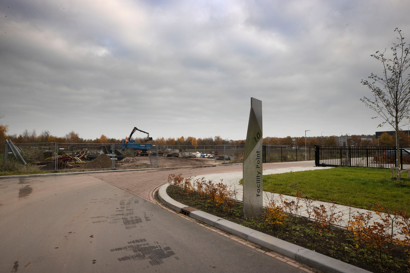 De Diamantweg, de locatie  waar mogelijk de  nieuwe Kempische milieustraat komt.