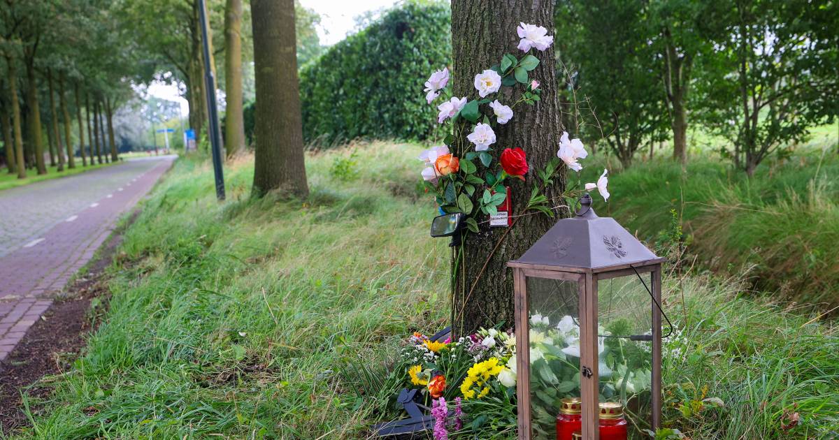 Bloemen gelegd voor 19-jarige man uit Bladel die omkwam bij ongeval in Hulsel