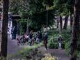 Overlast in de avonduren in het Kronenburgerpark achter de viskraam