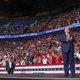Trump hervat verkiezingscampagne met een rally die zelfs de fans snel gaat vervelen