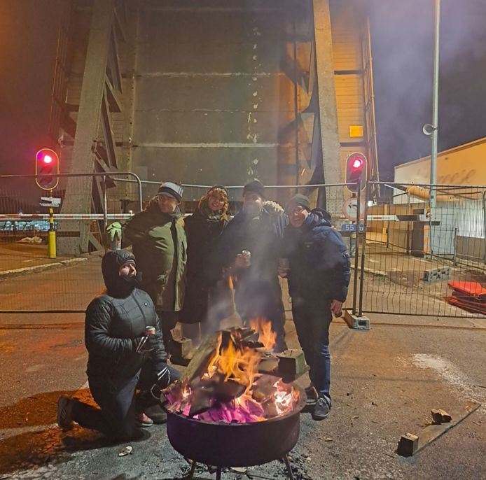 Afscheid van de oude Meulesteebrug